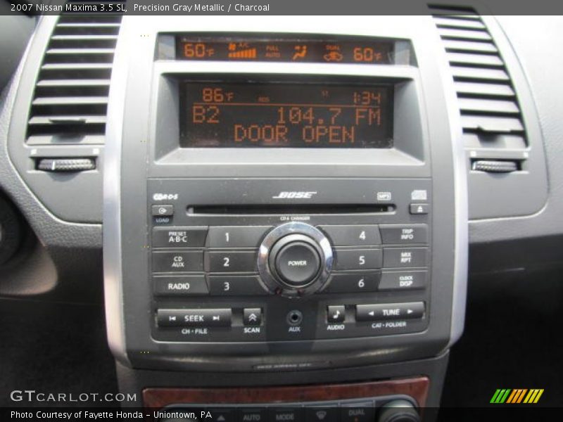 Precision Gray Metallic / Charcoal 2007 Nissan Maxima 3.5 SL