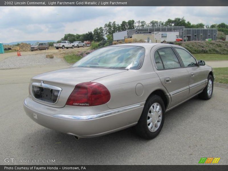 Light Parchment Gold Metallic / Light Parchment 2002 Lincoln Continental