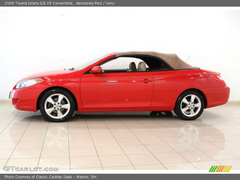 2006 Solara SLE V6 Convertible Absolutely Red