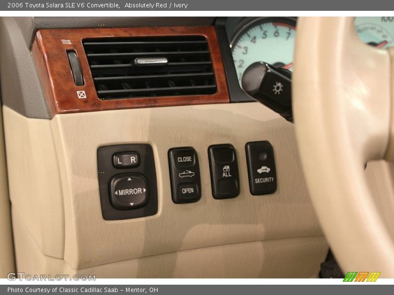 Absolutely Red / Ivory 2006 Toyota Solara SLE V6 Convertible