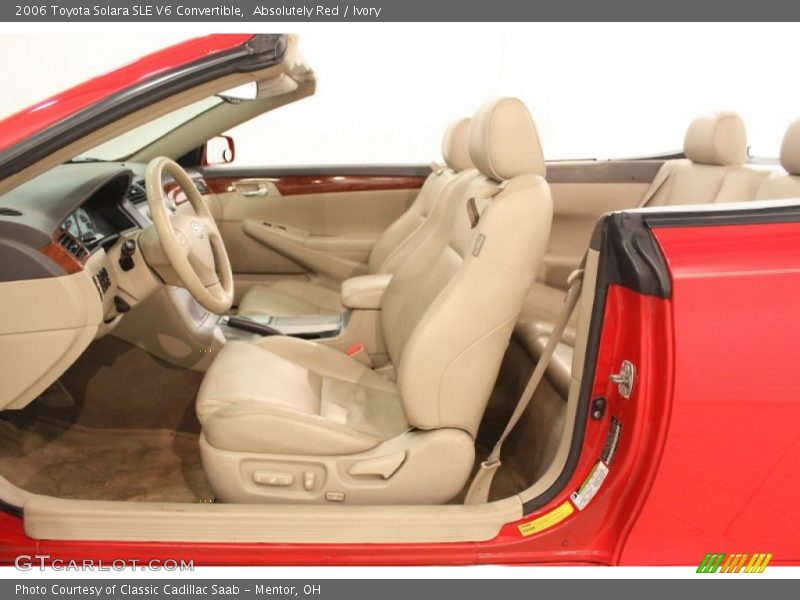  2006 Solara SLE V6 Convertible Ivory Interior