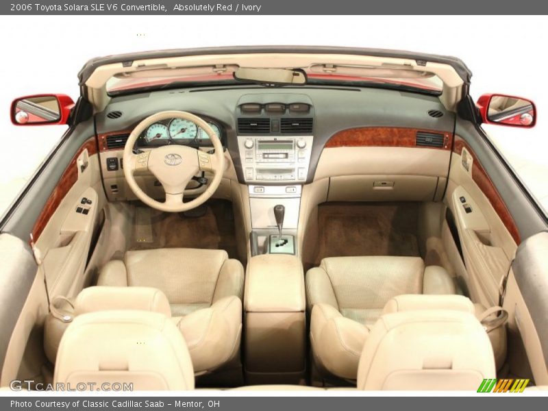 Dashboard of 2006 Solara SLE V6 Convertible