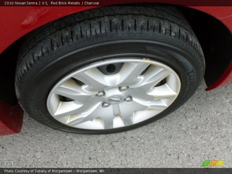 Red Brick Metallic / Charcoal 2010 Nissan Sentra 2.0 S