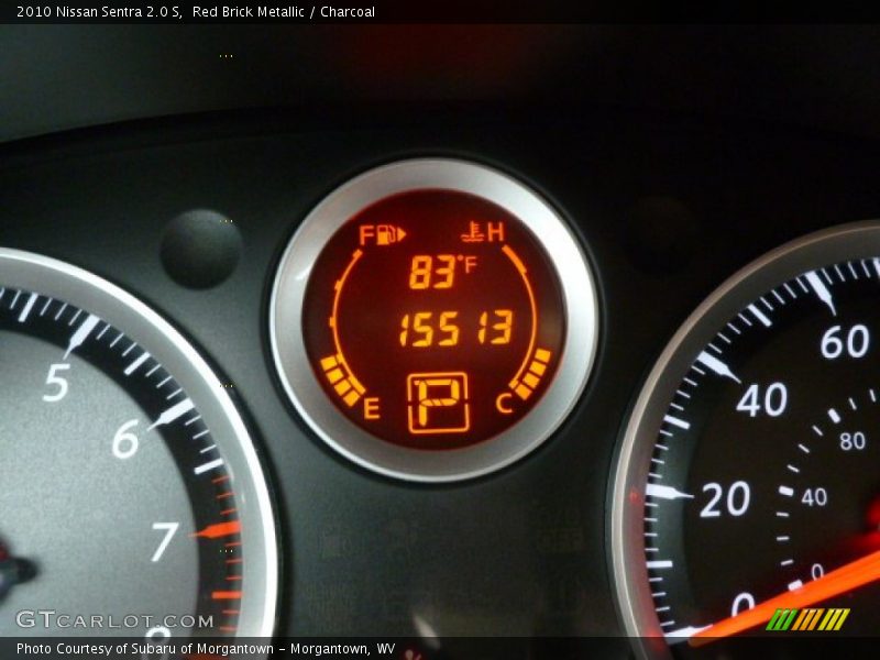 Red Brick Metallic / Charcoal 2010 Nissan Sentra 2.0 S