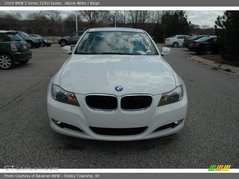 Alpine White / Beige 2009 BMW 3 Series 328xi Sedan