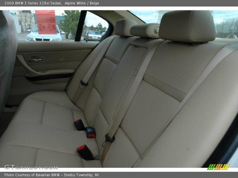 Alpine White / Beige 2009 BMW 3 Series 328xi Sedan