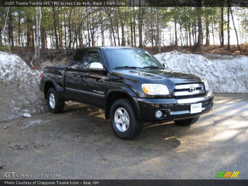 Black / Dark Gray 2005 Toyota Tundra SR5 TRD Access Cab 4x4