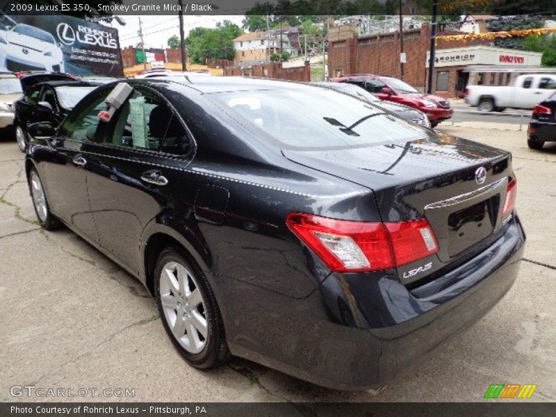 Smokey Granite Mica / Black 2009 Lexus ES 350