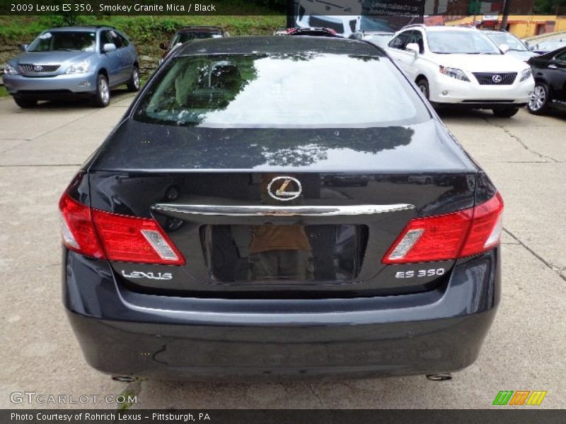 Smokey Granite Mica / Black 2009 Lexus ES 350