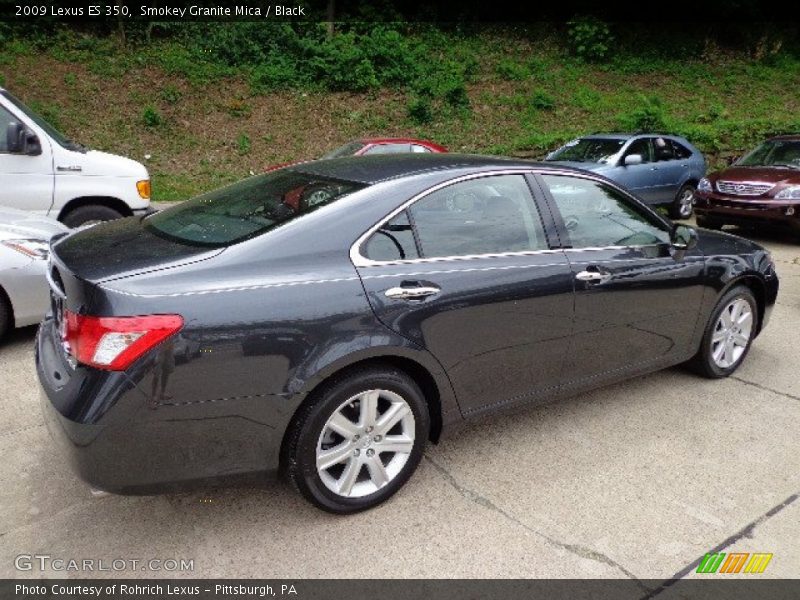 Smokey Granite Mica / Black 2009 Lexus ES 350