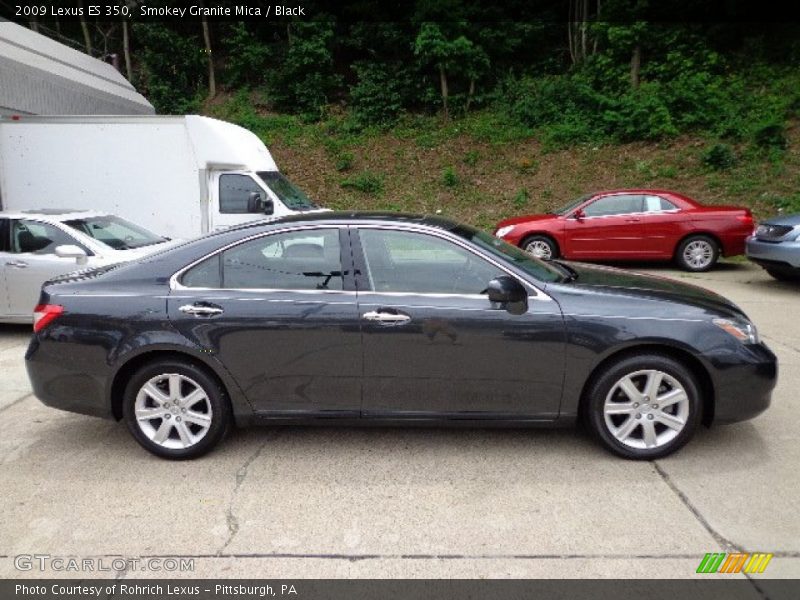 Smokey Granite Mica / Black 2009 Lexus ES 350