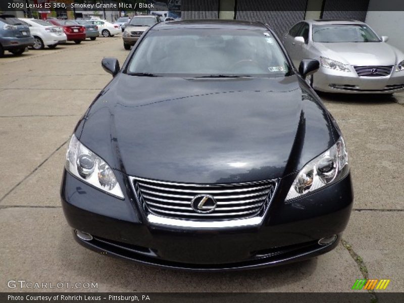 Smokey Granite Mica / Black 2009 Lexus ES 350