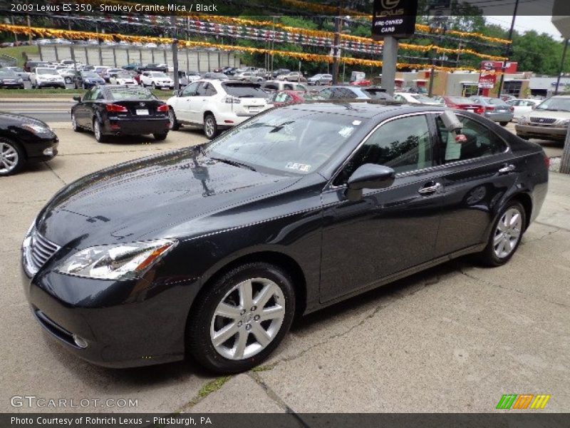 Smokey Granite Mica / Black 2009 Lexus ES 350