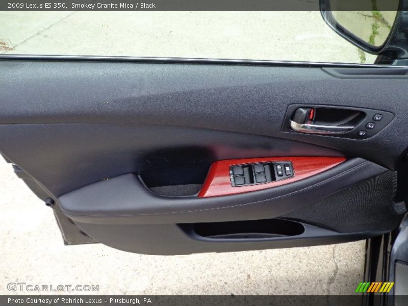 Smokey Granite Mica / Black 2009 Lexus ES 350