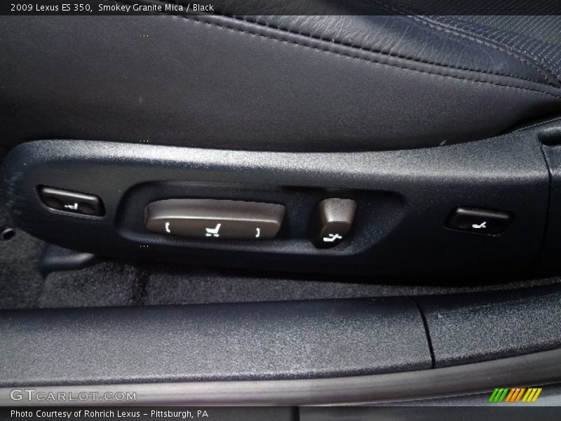 Smokey Granite Mica / Black 2009 Lexus ES 350