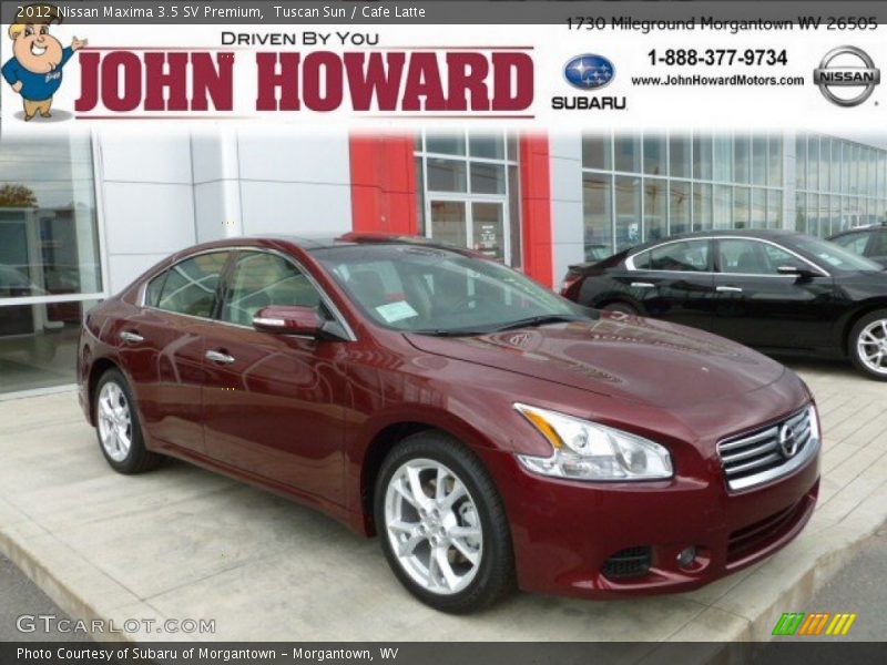 Tuscan Sun / Cafe Latte 2012 Nissan Maxima 3.5 SV Premium