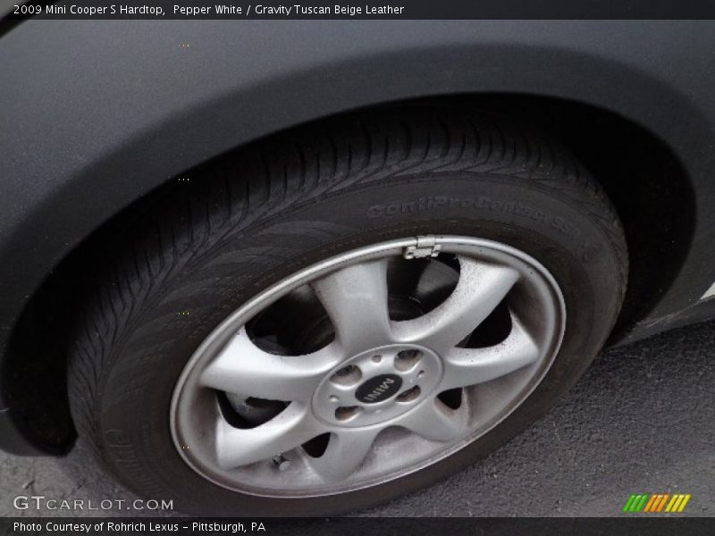 Pepper White / Gravity Tuscan Beige Leather 2009 Mini Cooper S Hardtop