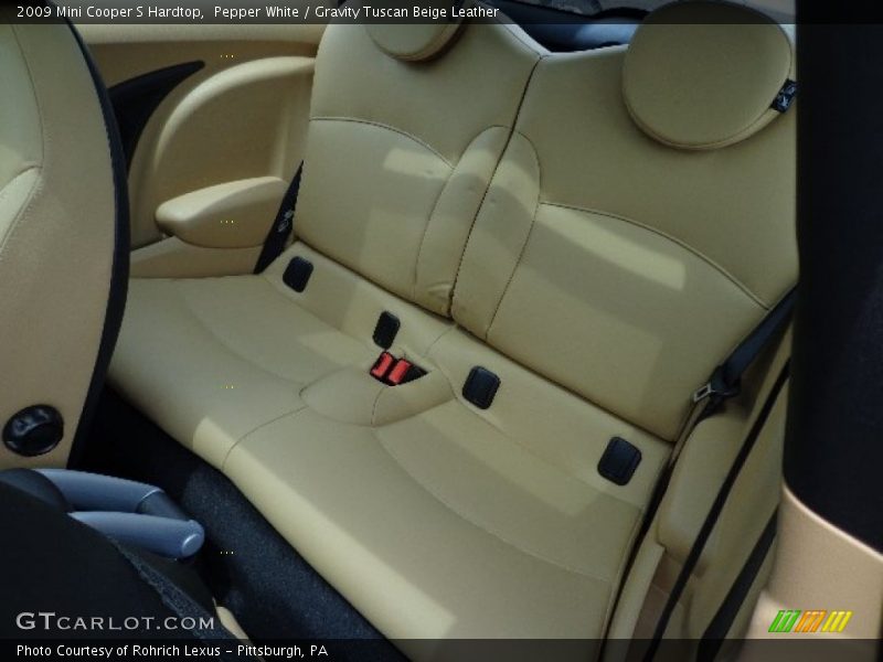 Pepper White / Gravity Tuscan Beige Leather 2009 Mini Cooper S Hardtop