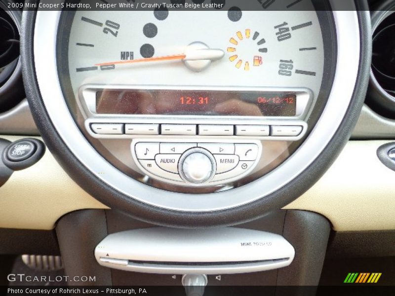 Pepper White / Gravity Tuscan Beige Leather 2009 Mini Cooper S Hardtop
