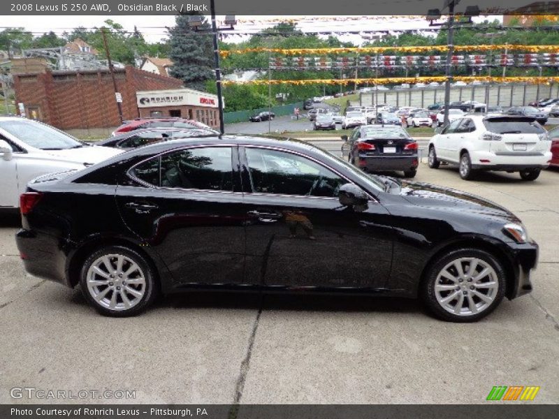 Obsidian Black / Black 2008 Lexus IS 250 AWD
