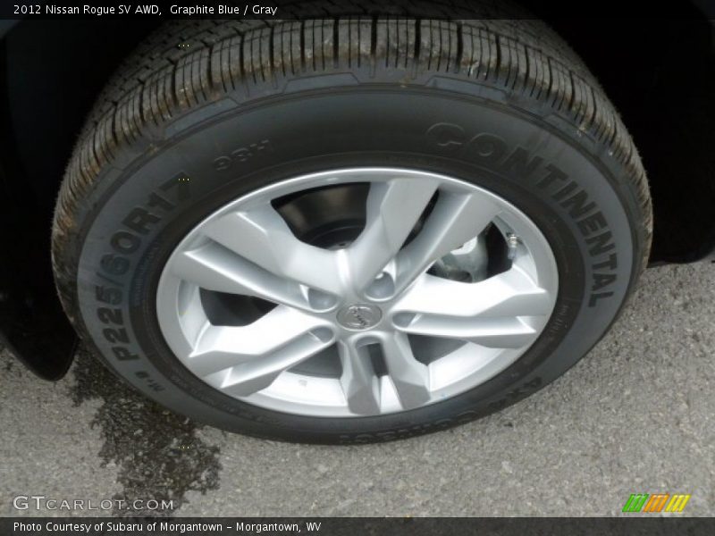 Graphite Blue / Gray 2012 Nissan Rogue SV AWD