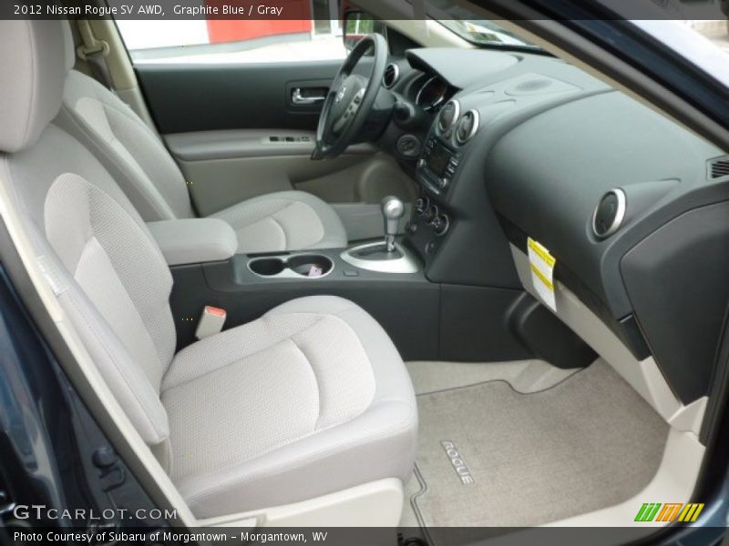 Graphite Blue / Gray 2012 Nissan Rogue SV AWD