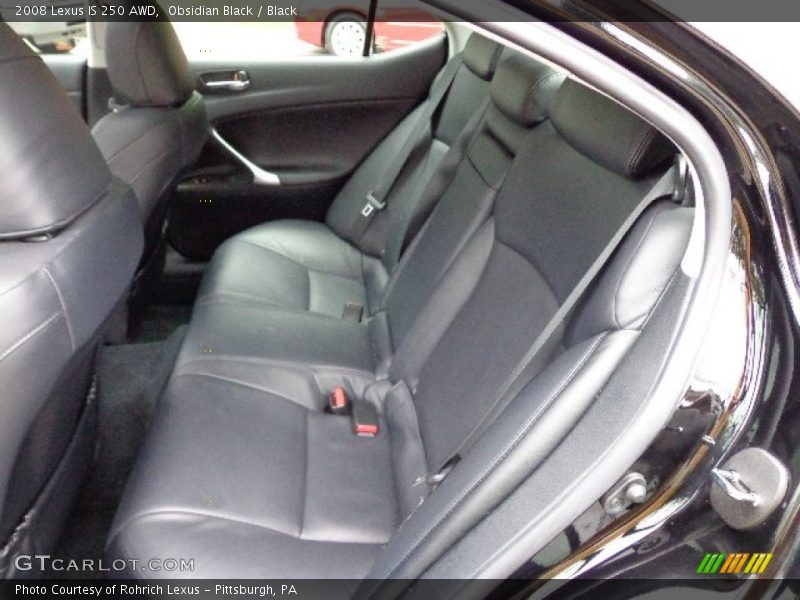 Obsidian Black / Black 2008 Lexus IS 250 AWD