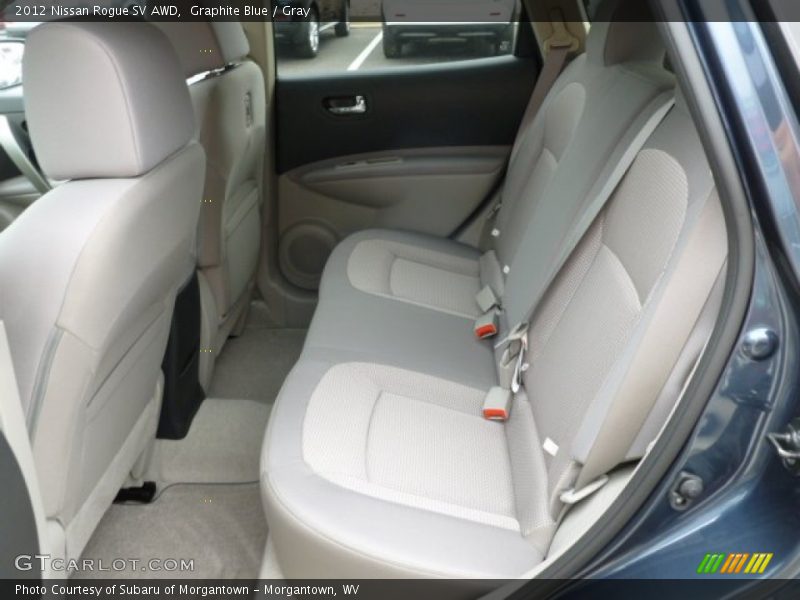Graphite Blue / Gray 2012 Nissan Rogue SV AWD