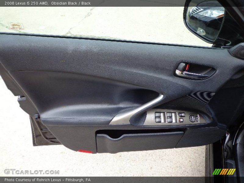 Obsidian Black / Black 2008 Lexus IS 250 AWD