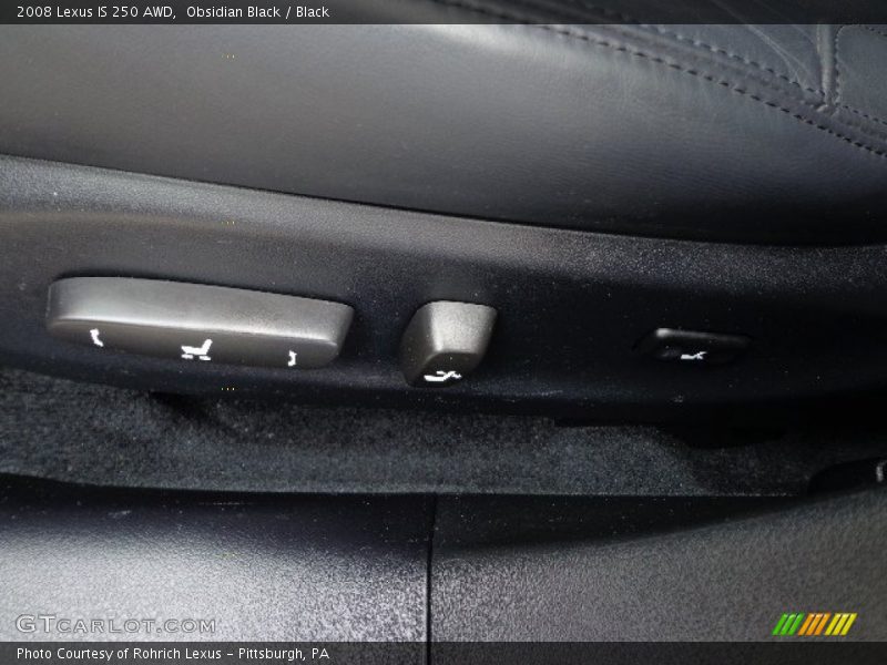 Obsidian Black / Black 2008 Lexus IS 250 AWD