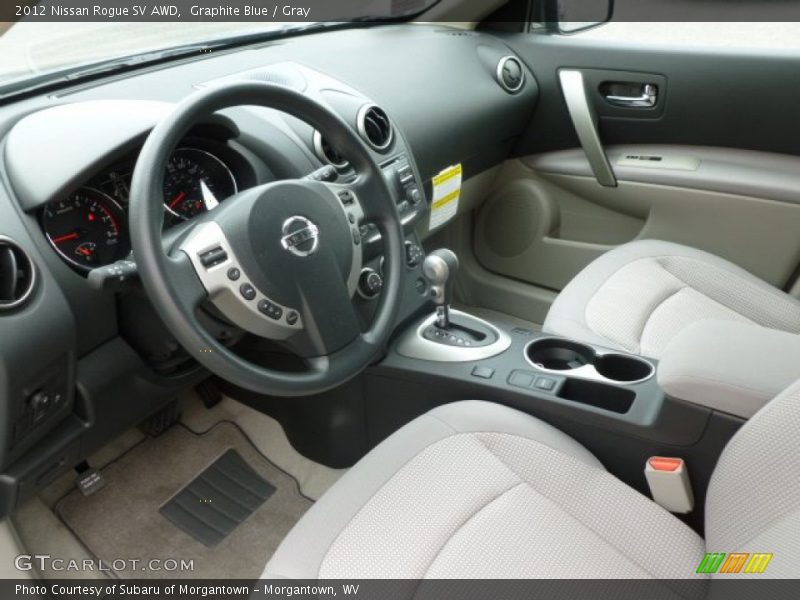 Graphite Blue / Gray 2012 Nissan Rogue SV AWD