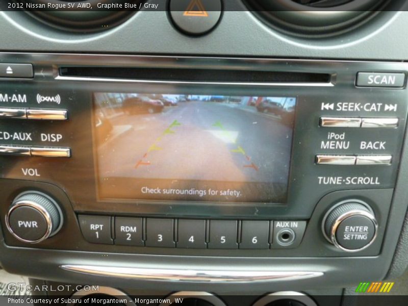 Graphite Blue / Gray 2012 Nissan Rogue SV AWD