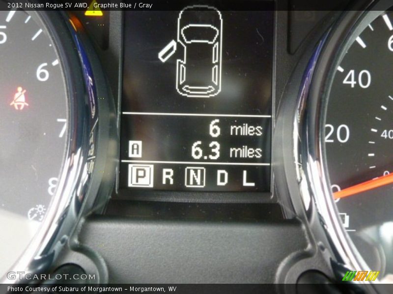 Graphite Blue / Gray 2012 Nissan Rogue SV AWD