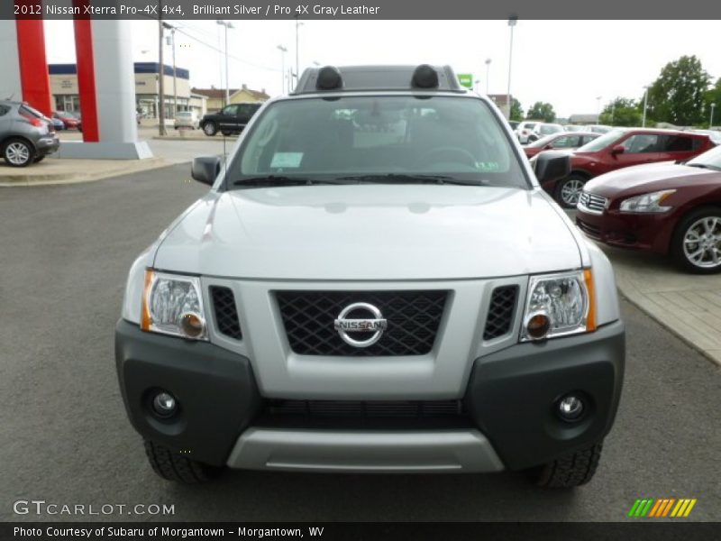 Brilliant Silver / Pro 4X Gray Leather 2012 Nissan Xterra Pro-4X 4x4