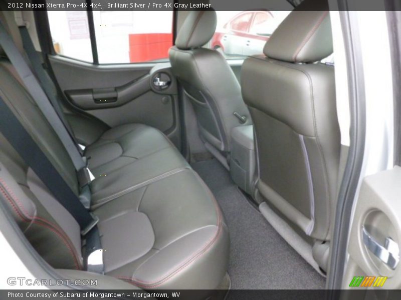Brilliant Silver / Pro 4X Gray Leather 2012 Nissan Xterra Pro-4X 4x4