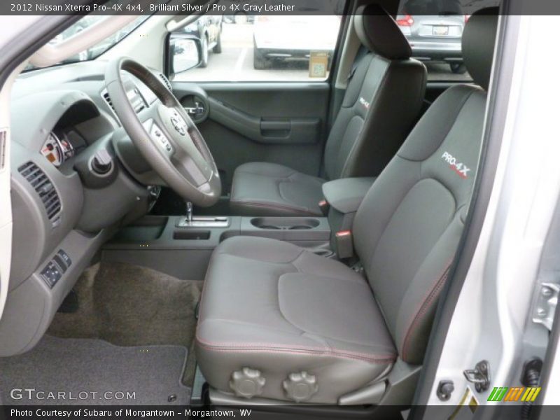 Brilliant Silver / Pro 4X Gray Leather 2012 Nissan Xterra Pro-4X 4x4