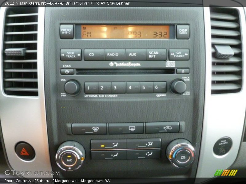 Brilliant Silver / Pro 4X Gray Leather 2012 Nissan Xterra Pro-4X 4x4