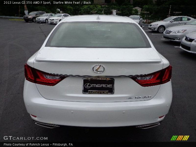 Starfire White Pearl / Black 2013 Lexus GS 350 AWD F Sport