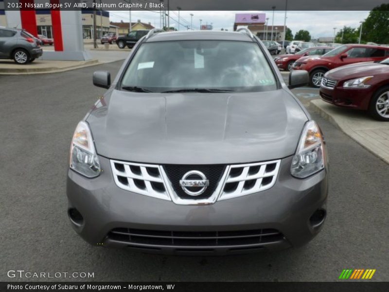 Platinum Graphite / Black 2012 Nissan Rogue SV AWD