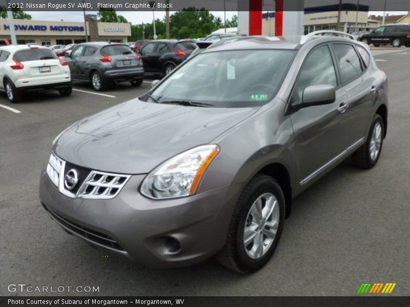 Platinum Graphite / Black 2012 Nissan Rogue SV AWD