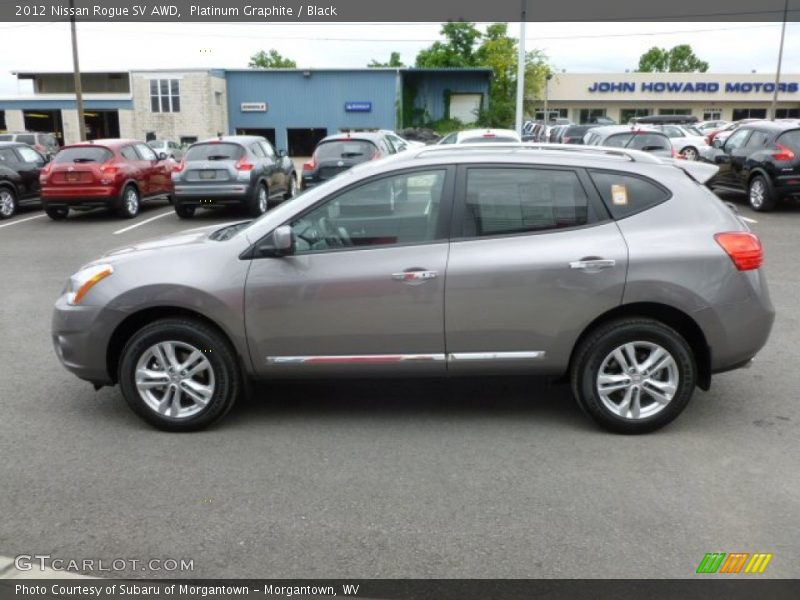 Platinum Graphite / Black 2012 Nissan Rogue SV AWD