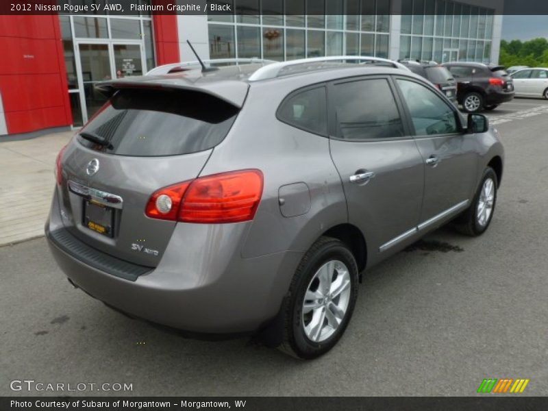 Platinum Graphite / Black 2012 Nissan Rogue SV AWD