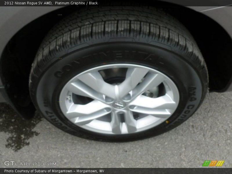 Platinum Graphite / Black 2012 Nissan Rogue SV AWD