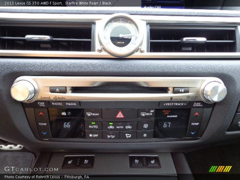 Controls of 2013 GS 350 AWD F Sport