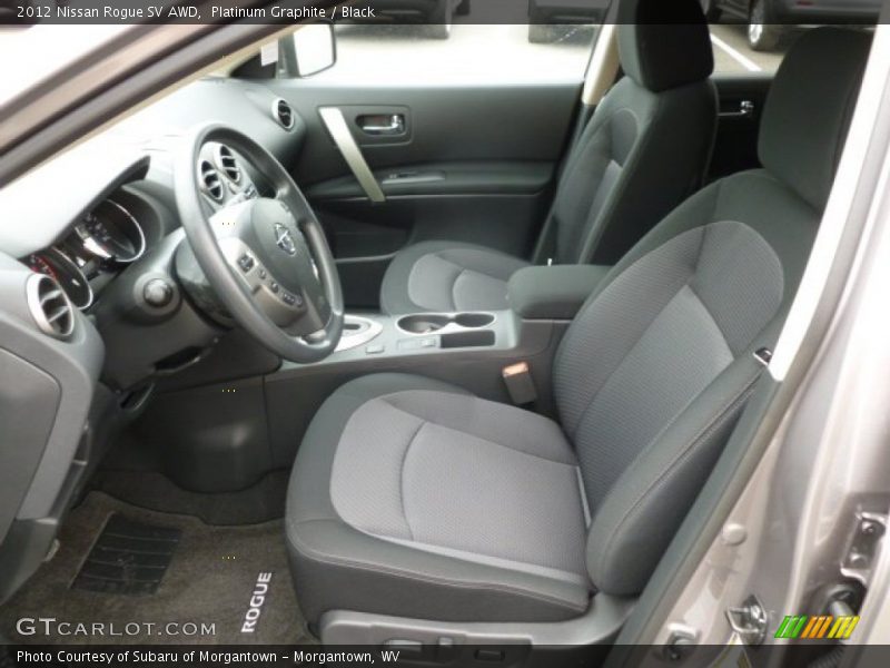 Platinum Graphite / Black 2012 Nissan Rogue SV AWD