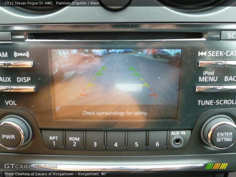 Platinum Graphite / Black 2012 Nissan Rogue SV AWD