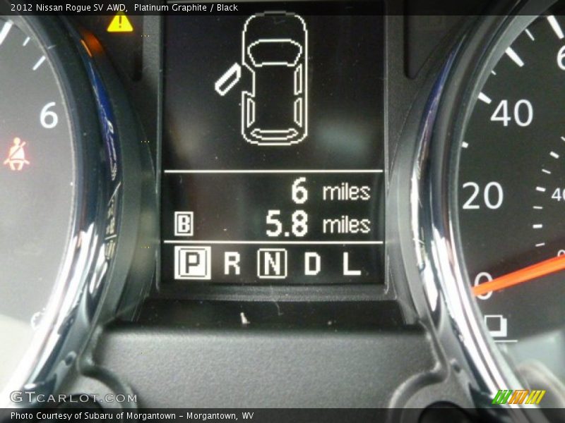 Platinum Graphite / Black 2012 Nissan Rogue SV AWD