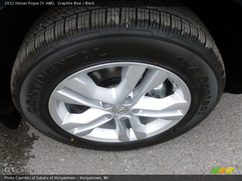 Graphite Blue / Black 2012 Nissan Rogue SV AWD