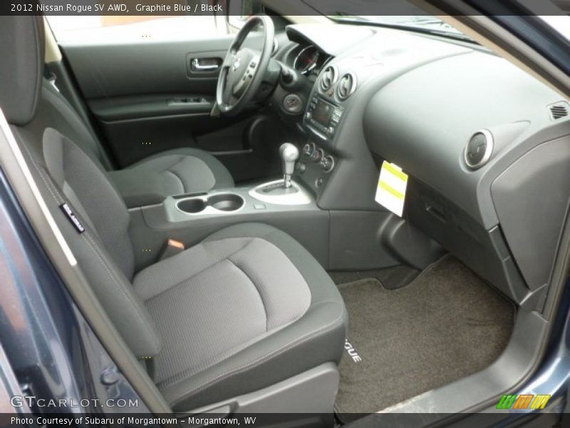 Graphite Blue / Black 2012 Nissan Rogue SV AWD