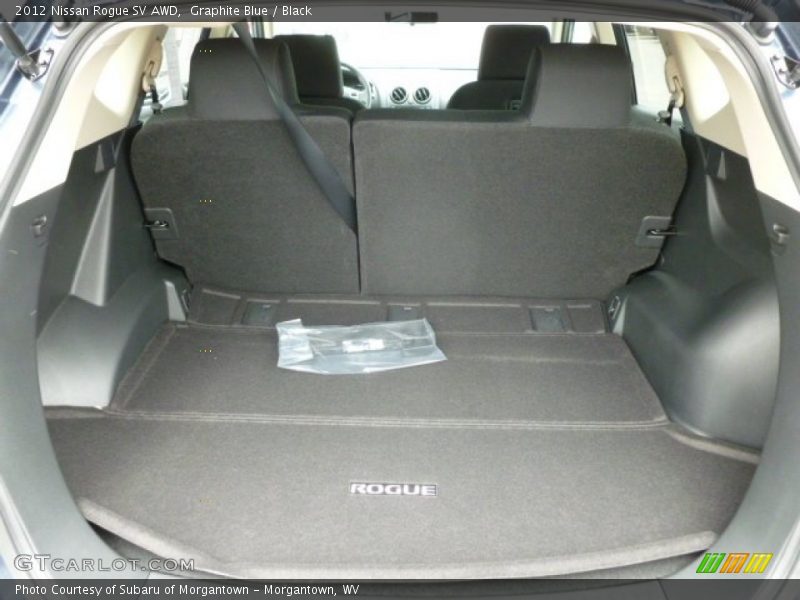 Graphite Blue / Black 2012 Nissan Rogue SV AWD